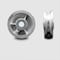 Service Caster SCC- 4" Semi Steel V-Groove Wheel Only - 1/2" Bore - 600 lbs Cacapity SCC-VGR415 - alternate 1